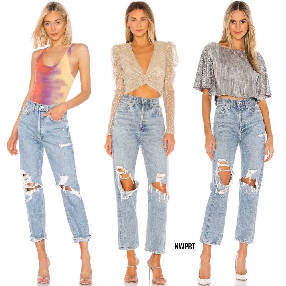 AGOLDE 90’s Fall Out Loose Fit High Rise 23